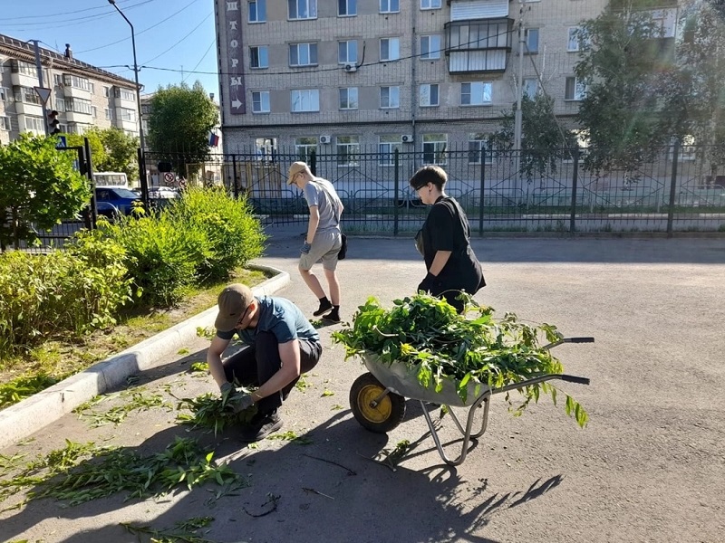 Трудовой отряд &amp;quot;Росток&amp;quot;.